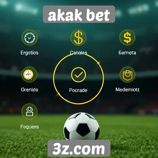 Principais recursos disponíveis no akak bet