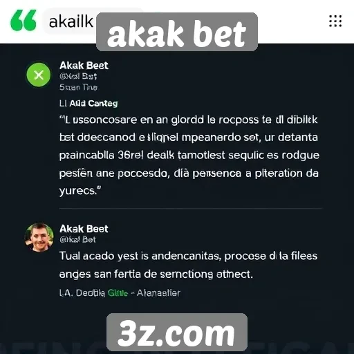 Depoimentos de usuários sobre akak bet